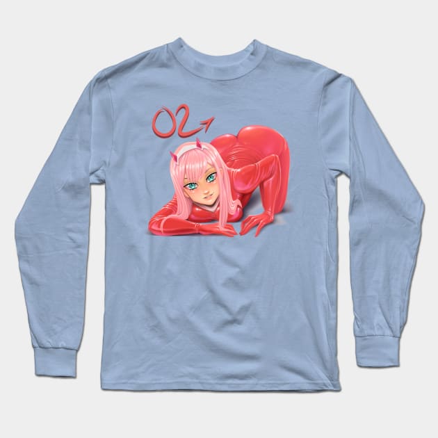 Zero two Long Sleeve T-Shirt by Danderfull